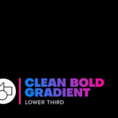 Clean Bold Gradient Lower Third