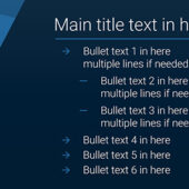 Clean Multiline Bullet List Infographic