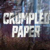 Crumpled Paper Media and Text Transition