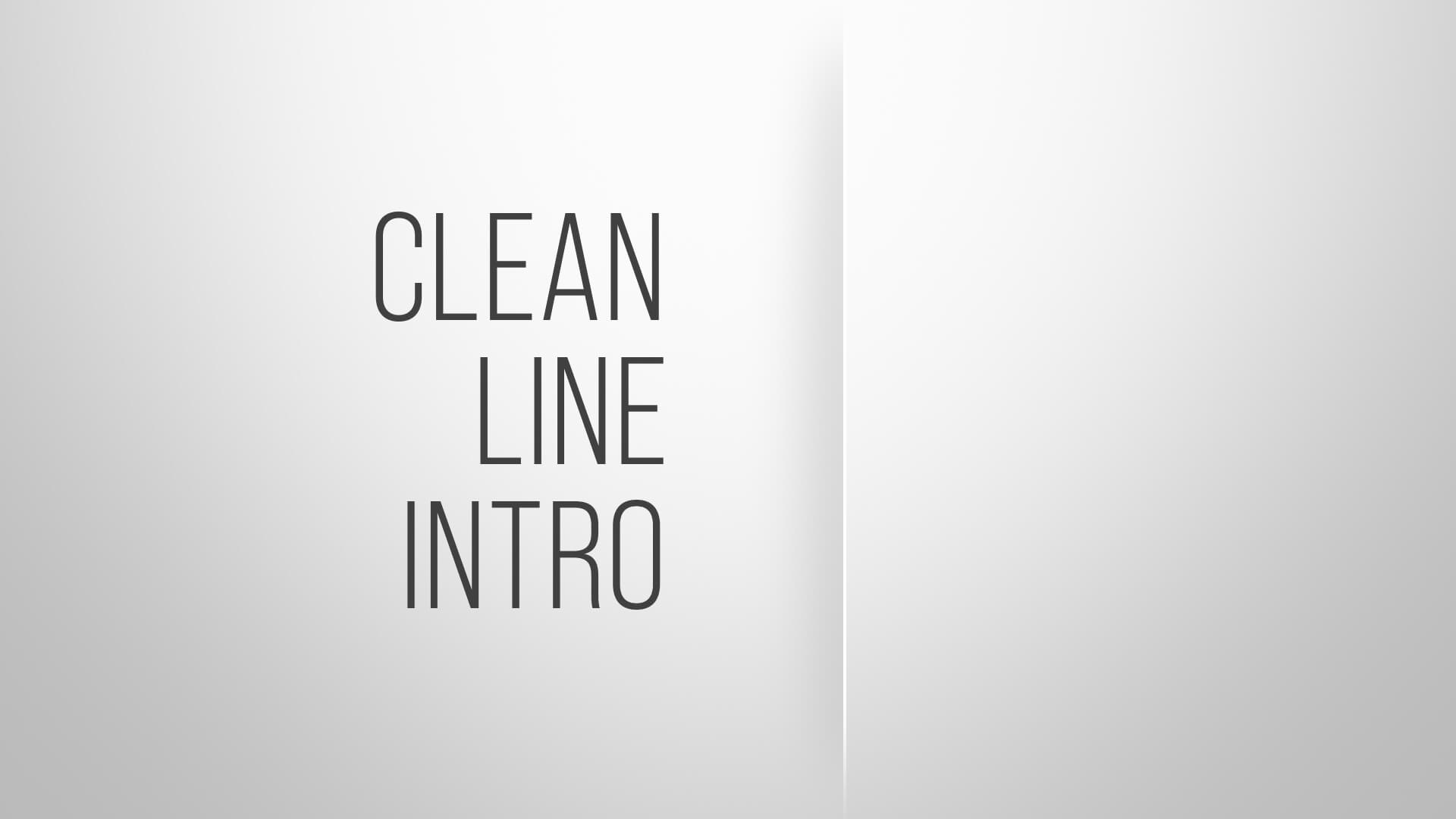 Minimal Clean Line Logo Intro Template for Premiere Pro