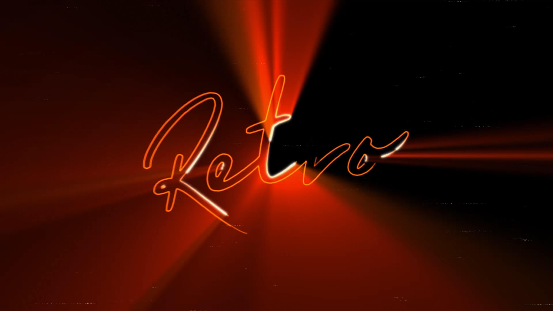 Retro Light Rays Logo Reveal Template for Premiere Pro