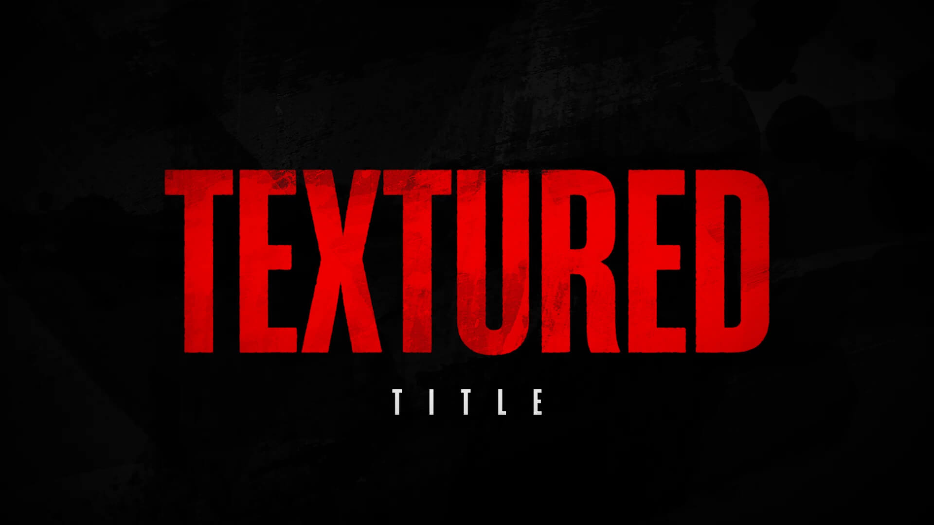 Textured Paint Stroke Title Template for Premiere Pro