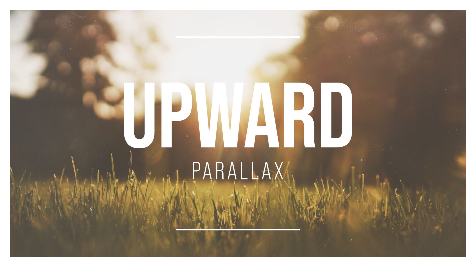 Upward Parallax Motion Title Slide Template for Premiere Pro