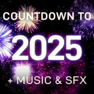 Free New Year Countdown 2025 Video Auld Lang Syne and Fireworks